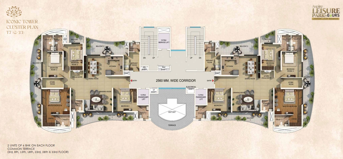 Luxury 3 & 4 BHK Apartments in Techzone 4, Greater Noida West | Aspire Leisure Park by Gaurs