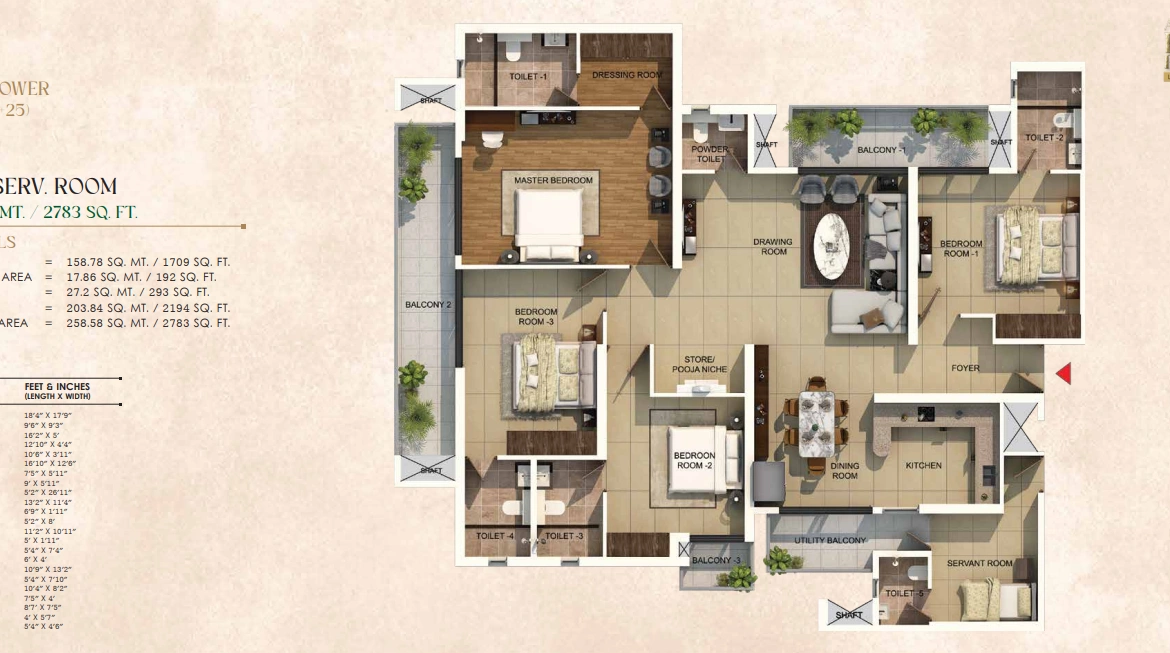 Luxury 3 & 4 BHK Apartments in Techzone 4, Greater Noida West | Aspire Leisure Park by Gaurs