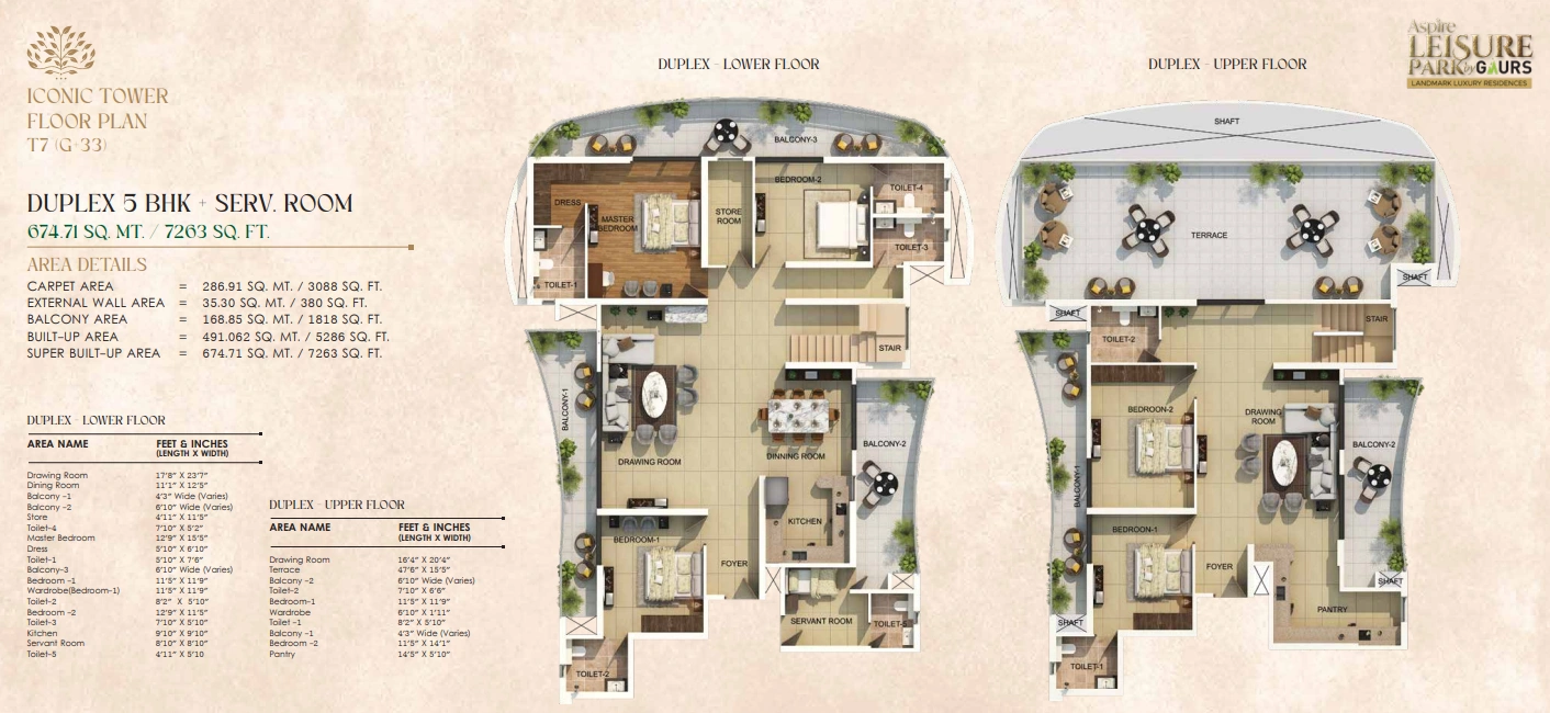 Luxury 3 & 4 BHK Apartments in Techzone 4, Greater Noida West | Aspire Leisure Park by Gaurs